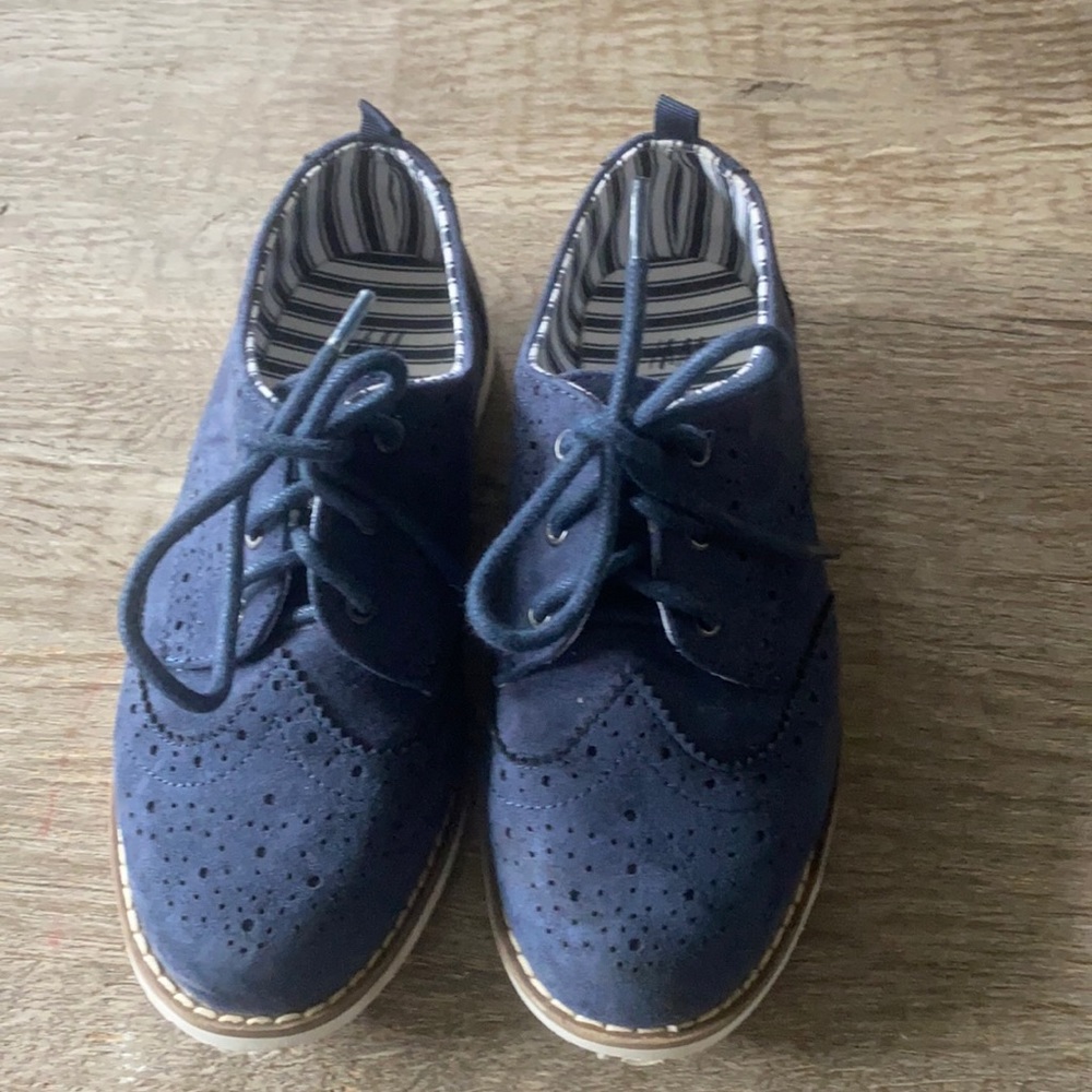 HM boys chukka shoes size 12 color navy